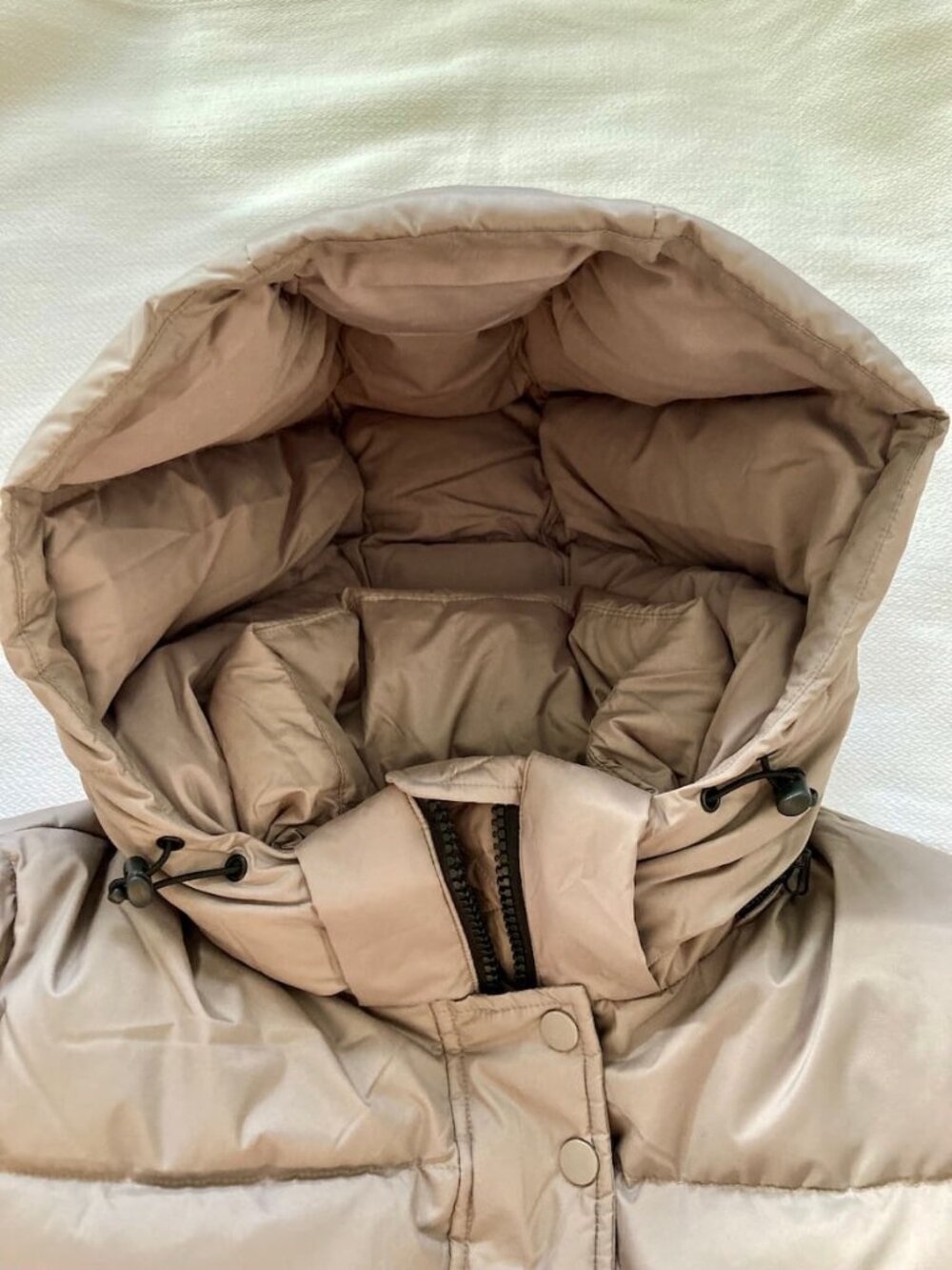 Quince Responsible Down Long Puffer Jacket – Morel Grey – Size S